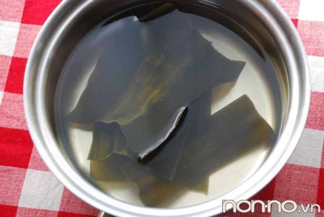 nước dùng Dashi cho người ăn chay